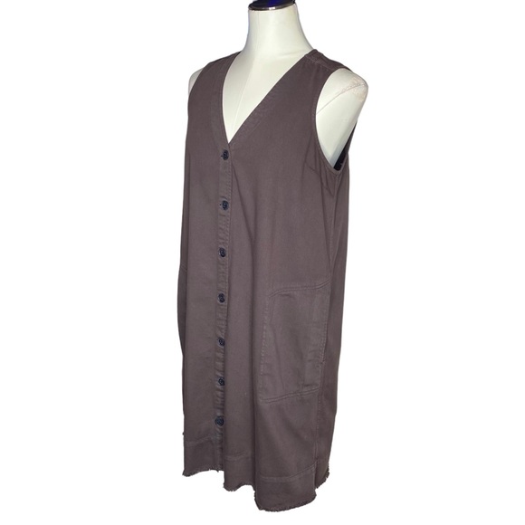 GAP Khakis Sleeves A Line Dress - Picture 4 of 10